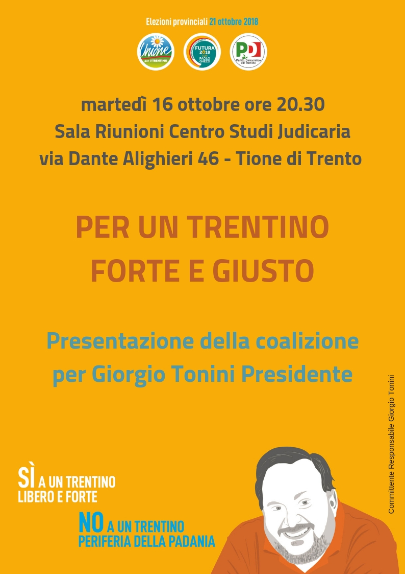 giorgio tonini a tione
