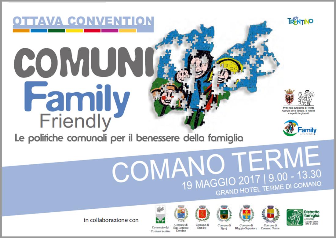 Comano Terme ospita l8 Convention dei Comuni family friendly