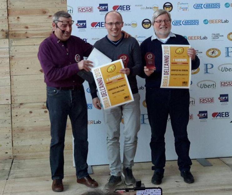 A Birra dellanno 2018 premiate la Special Winter Zeit e la Brenta Bräu Vienna del Birrificio val Rendena