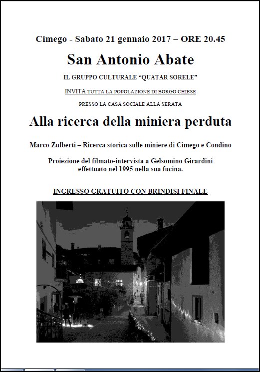 Alla ricerca della miniera perduta