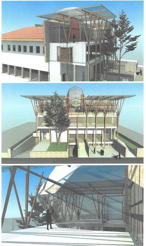 il progetto della Casa della Montagna viste