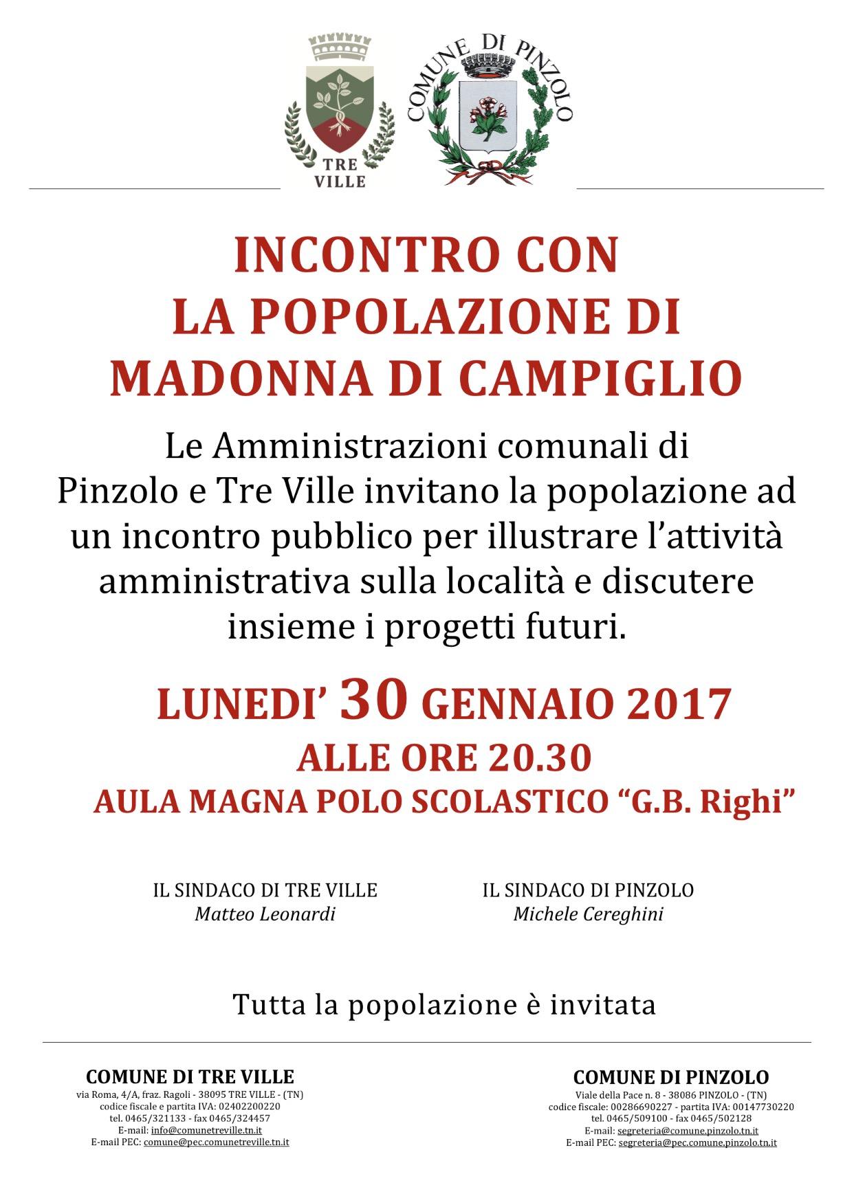 incontro a MAdonna di Campiglio