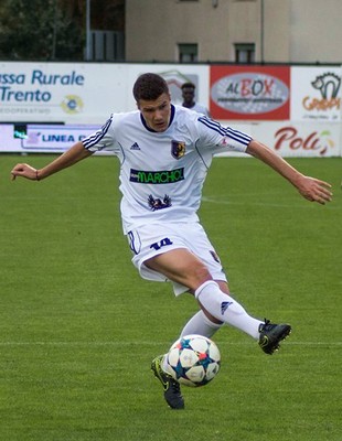 Caliari in azione nel Trento