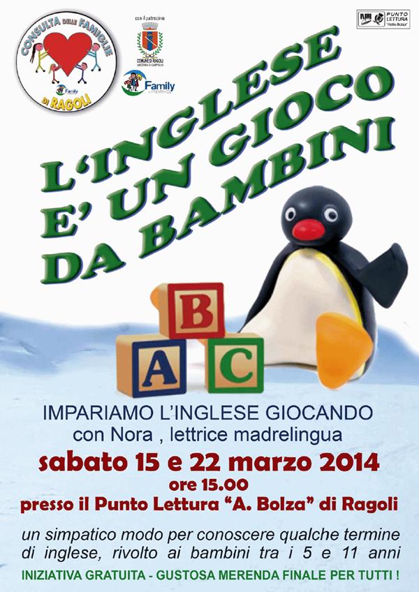 Ragoli linglese è un gioco da bambini