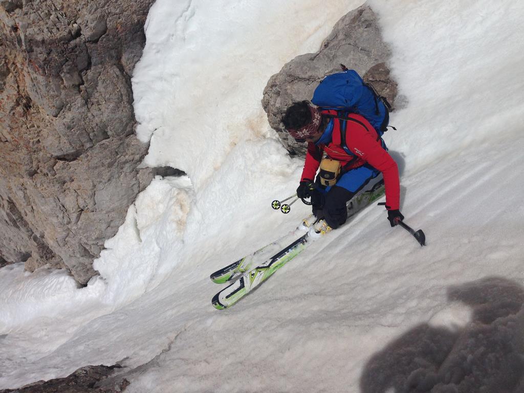 la discesa da Cima Brenta Alessandro Beber Marco Maganzini 4