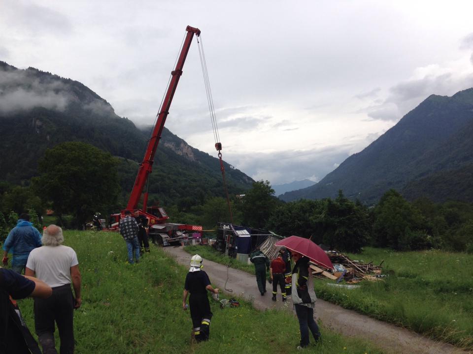 Camion ribaltatio incidente a praso