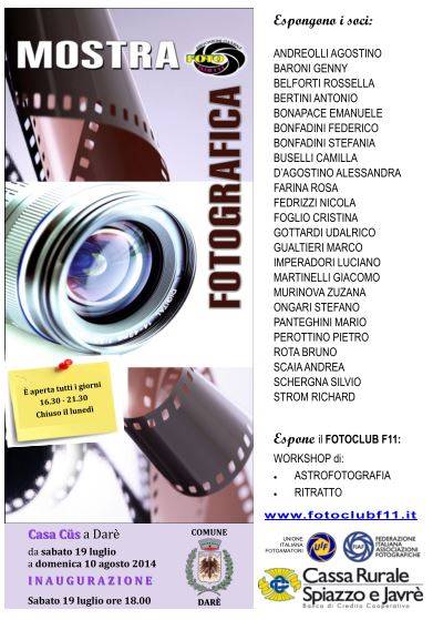 Locandina Mostra Fotografica