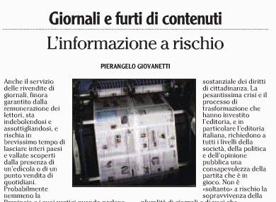 editoriale giovanetti su L'Adige