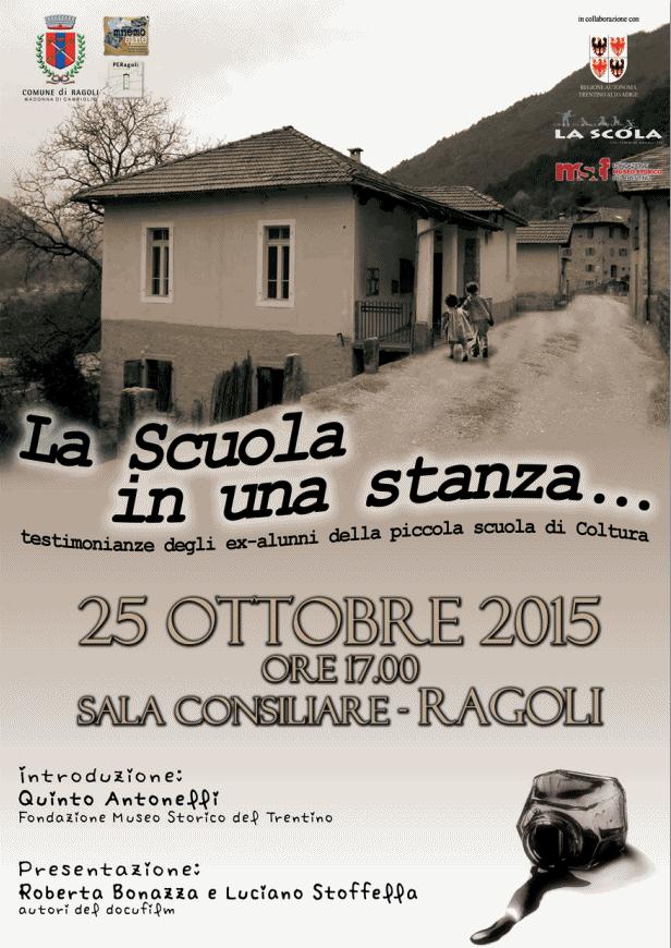 A Ragoli la scuola in una stanza