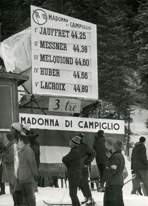 3 TRE madonna di CAmpiglio - cartello vincitori anni 50-60