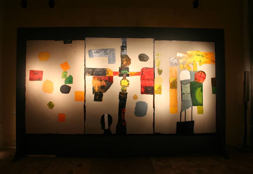 45 Studio dArte Zanetti 20.07.2013 Inaugurazione Antica Chiesa di San Barnaba in Bondo Nel segno della Croce - Mimmo Paladino 1