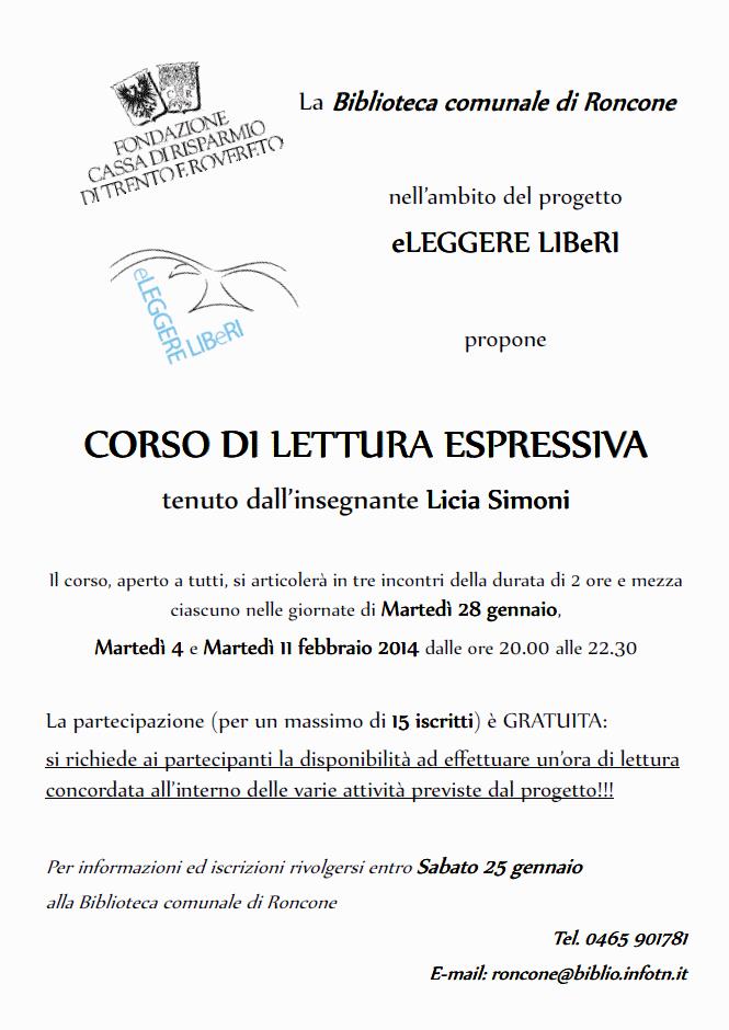 Corso di lettura espressiva con Licia Simoni