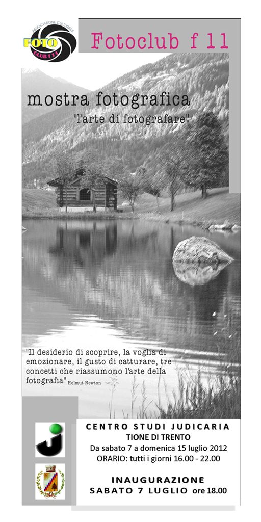 DEPLIANT l'arte di fotografare fotoclub F11 