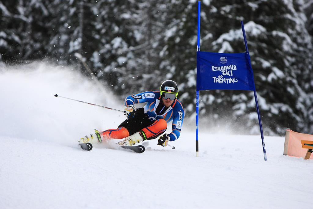 Kjetil Jansrud sulle nevi della Paganella - Trentino