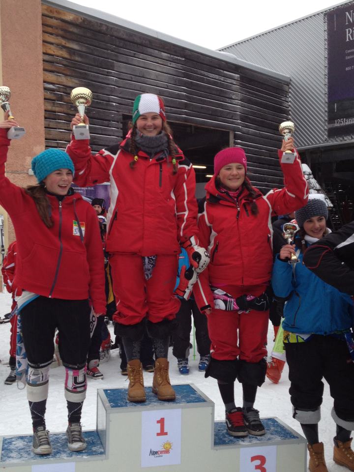 Laura Pirovano con CArlotta ZAnella e Beatrice Gatta
