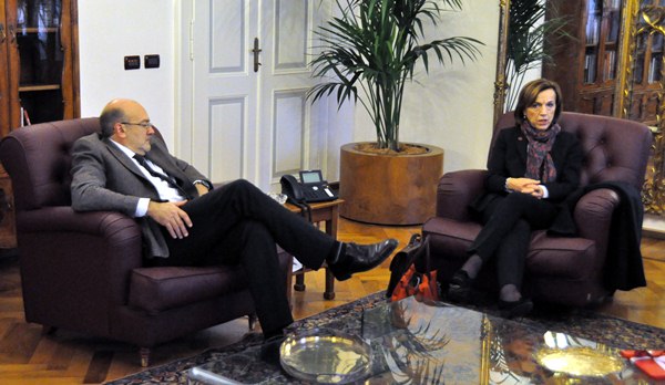 Lorenzo Dellai Elsa Fornero a Trento