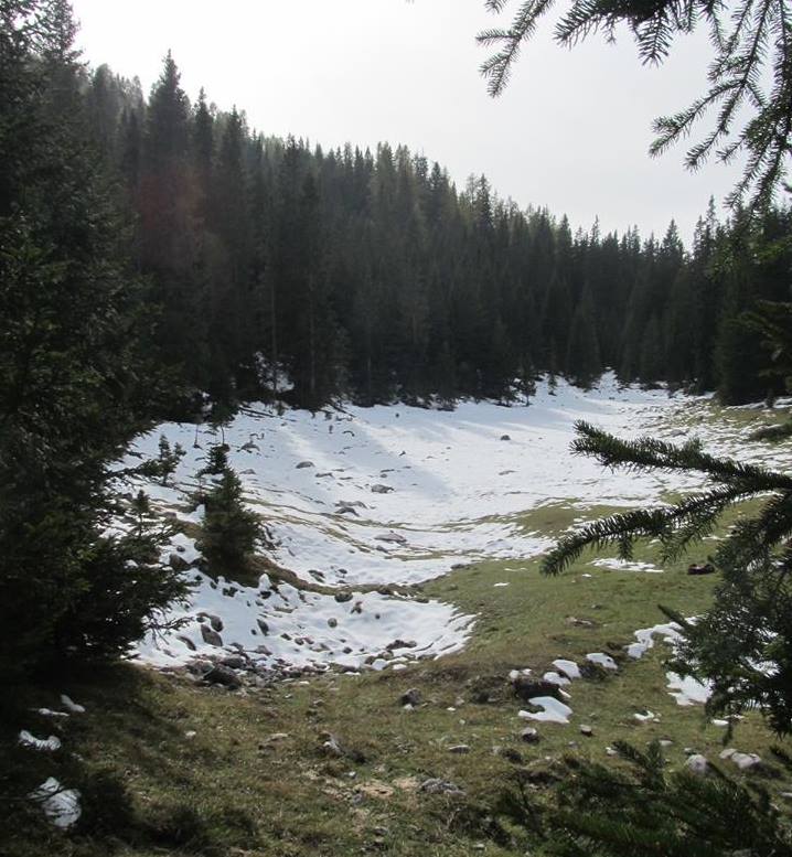 M. di Campiglio la zona interessata alla costruzione del Lago dei Montagnoli