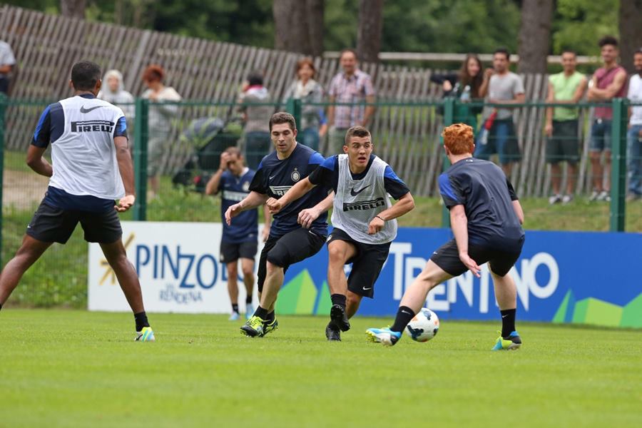 Ritiro Inter 2013 a Pinzolo - allenamenti al Pineta