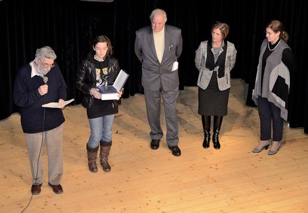 Roberta Pelanda di Brione  premiata a giustina - 5 gennaio 2013