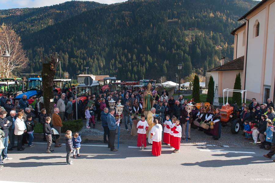 Villa rendena benedizione dei trattori