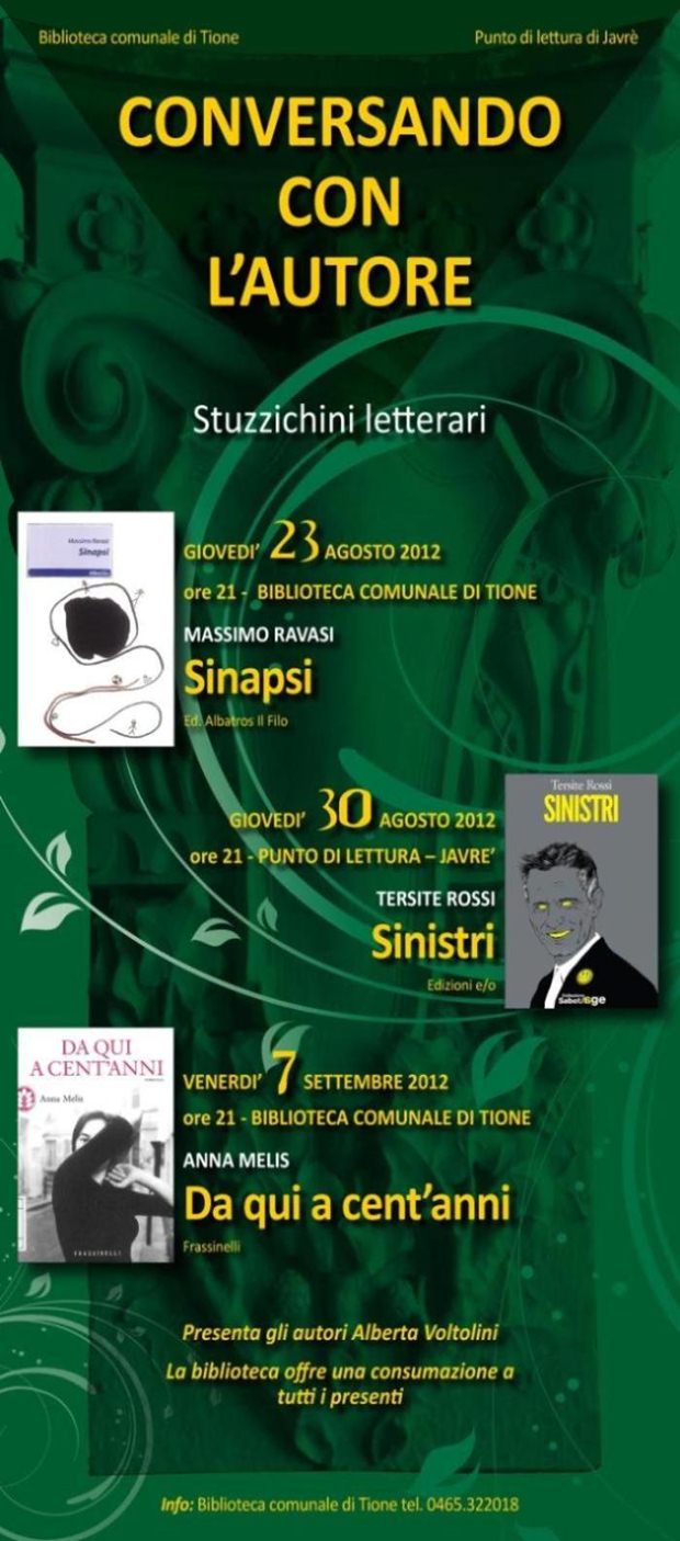 conversando con l'autore 2012