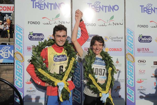 i vincitori della Ciaspolada 2013 PANATO