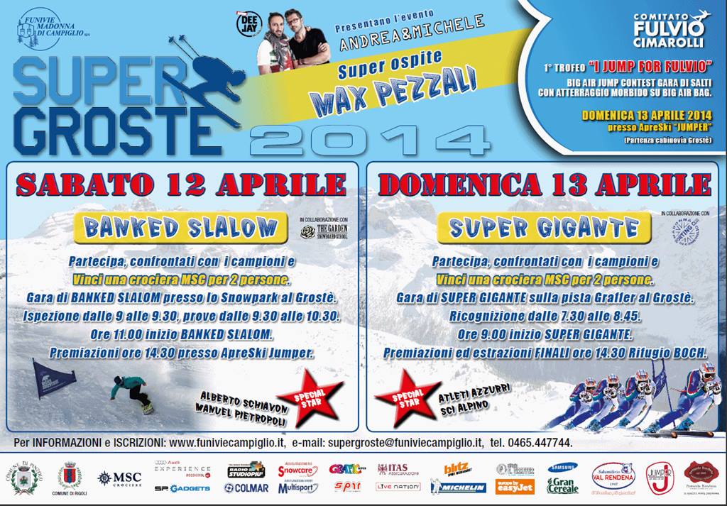 super grostè 2014 madonna di campiglio il 12-13 aprile