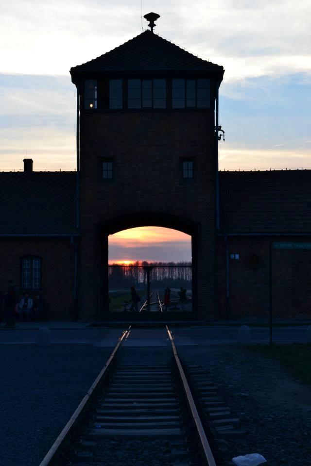 tramonto a birkenau - foto Camilla Perotti