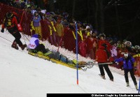 Lanfranco Bertocci trasportato sul Canalone  Miramonti