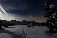 Dolomiti Patrimonio dell'Umanità, 14 febbraio 2014 ore 19.30, foto Matteo Ciaghi