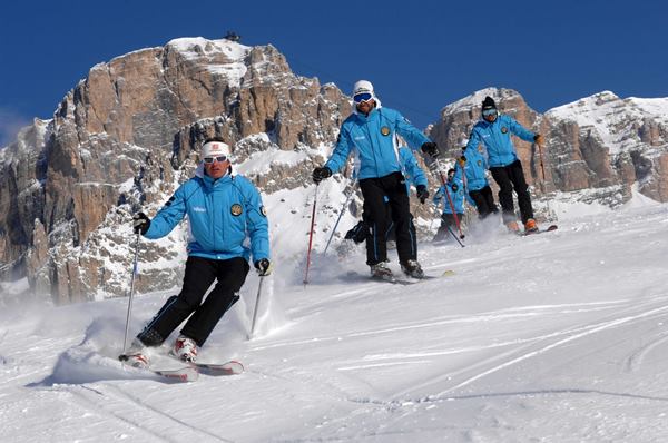 maestri di sci Trentino
