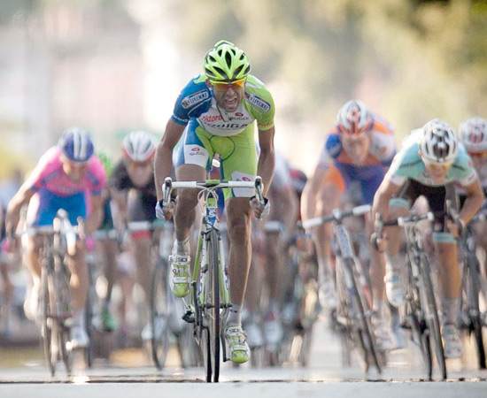 moreno moser nipote di Francesco moser vittosioso al giro di Polonia