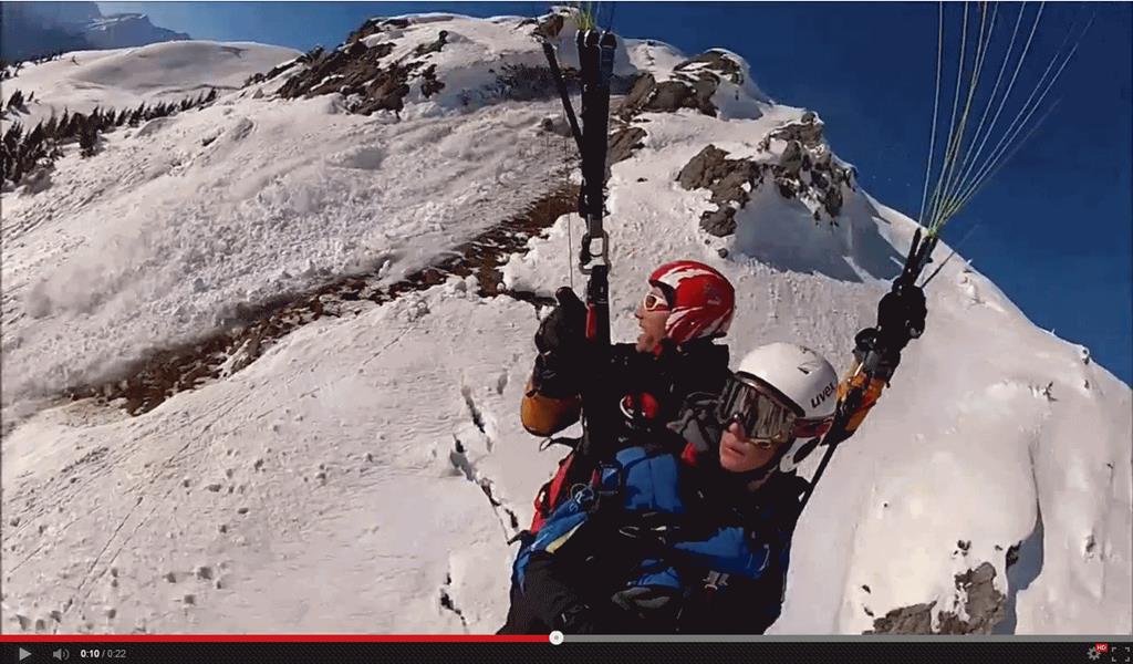 valanga dolomiti di Brenta- video piero Franchini
