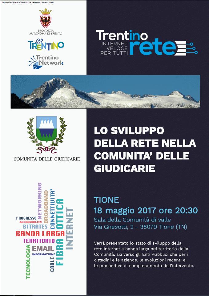 serata connettività giudicarie 2017