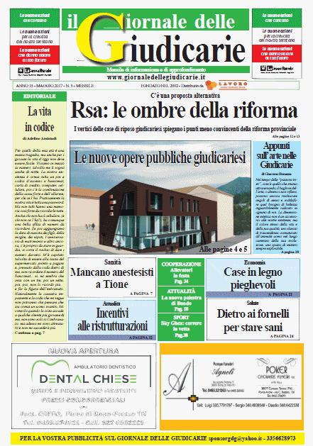 giornale dele Giudicarie maggio
