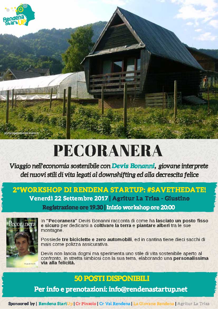 Alla Trisa il workshop Pecoranera. Ripartono gli incontri di Rendena StartUp promossi dalle Casse Rurali Pinzolo e Val Rendena e associazione La Giovane Rendena