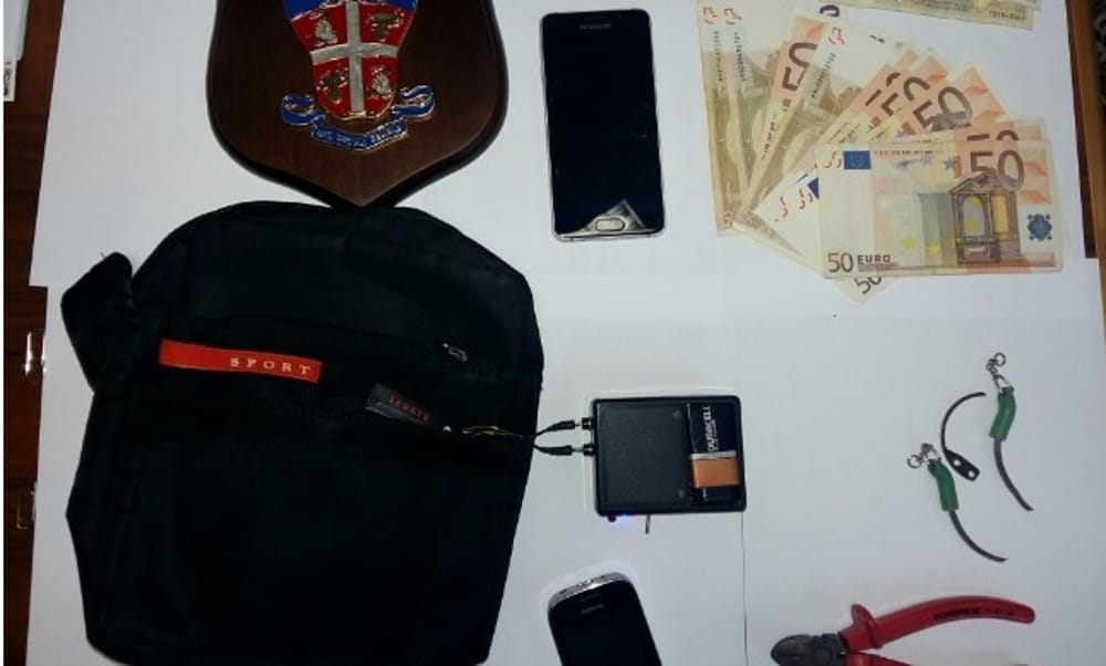 il dispositivo sequestrato 