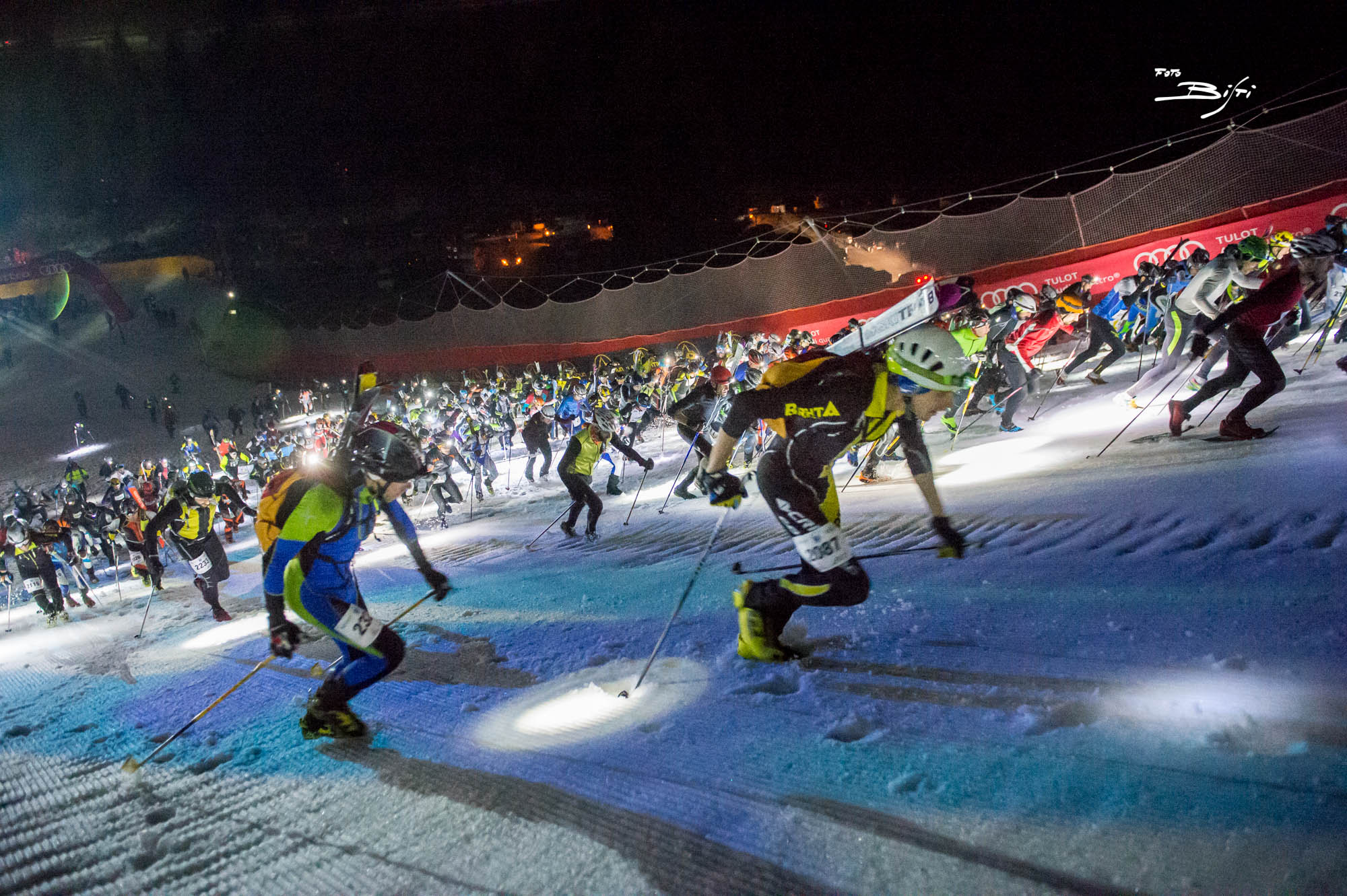 Pinzolo, sfida verticale alla Tulot Audi quattro: pista in splendida forma, skyrunner e scialpinisti pronti al via - foto Bisti