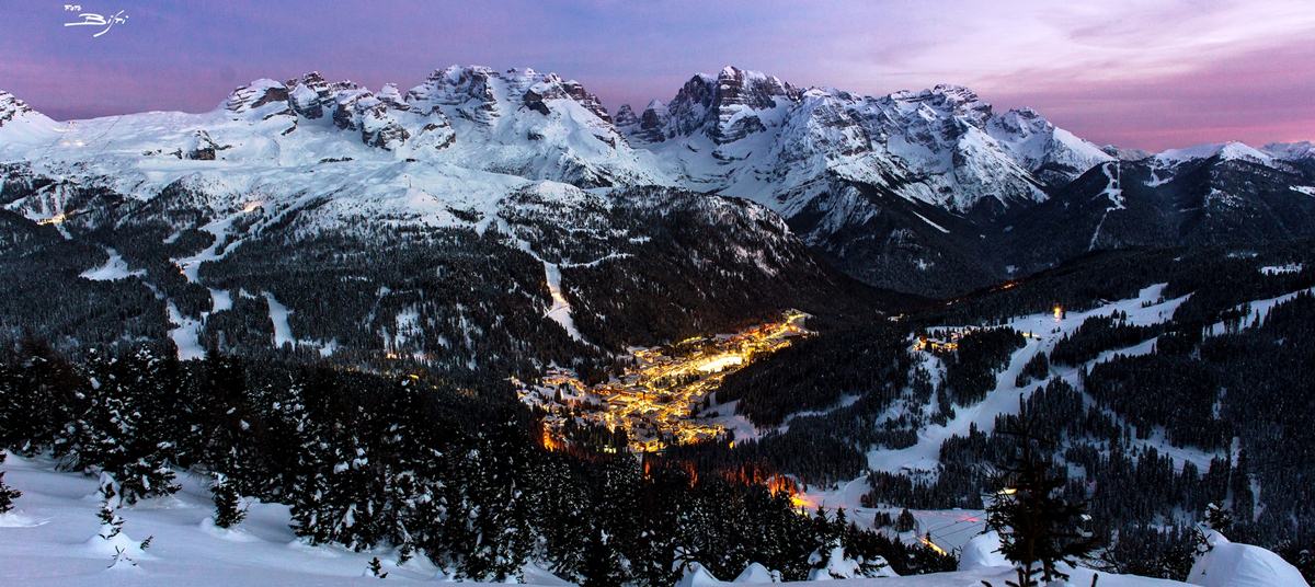 madonna-di-campiglio-dolomiti panoramica inverno