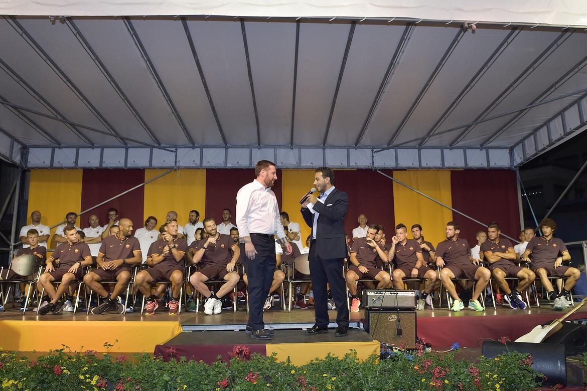 Roma il sindaco Michele Cereghini alla presentazione della squadra