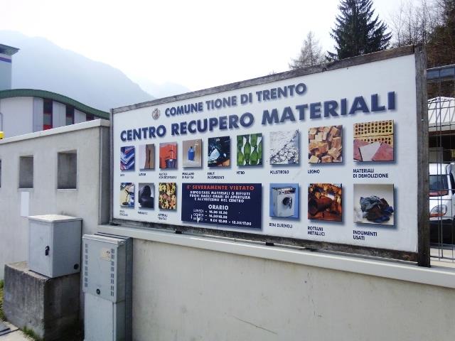 Centro del riuso a Tione comunità delle giudicarie