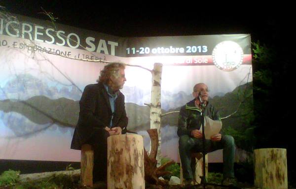 I presidenti Claudio Bassetti e Renato Endrizzi al congresso sta di Malè - foto ufficio stampa Pat