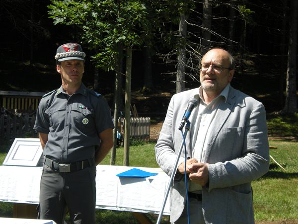 Lorenzo Dellai alla festa di San Gualberto