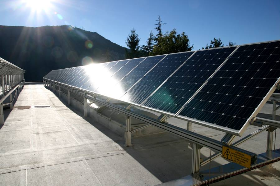 DEPURATORE DI FOLGARIA UN IMPIANTO AD IMPATTO ENERGETICO ZERO i pannelli fotovoltaici 2b