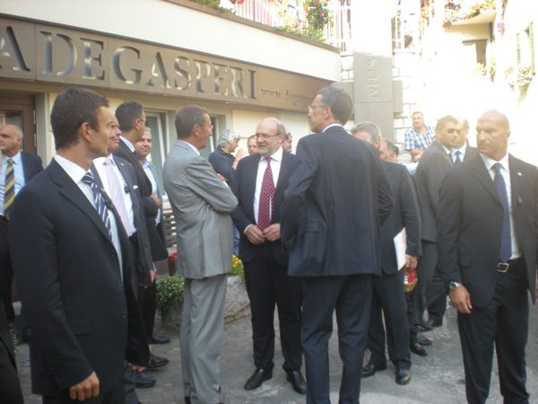 Gianfranco Fini e Lorenzo Dellai _ Degasperi
