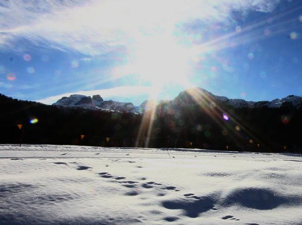 sole e neve